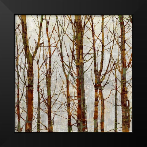 Through The Trees II Black Modern Wood Framed Art Print by Webster, Kyle