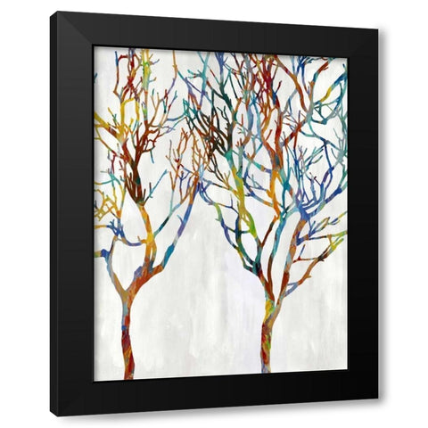 Branches II Black Modern Wood Framed Art Print by Webster, Kyle