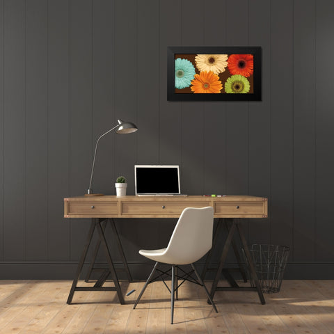 Daisys Friends Black Modern Wood Framed Art Print by Blake, Lindsay