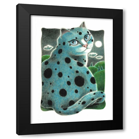 A New Horizon Black Modern Wood Framed Art Print with Double Matting by Seeley, Laura