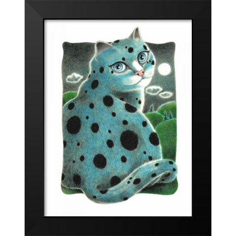 A New Horizon Black Modern Wood Framed Art Print by Seeley, Laura