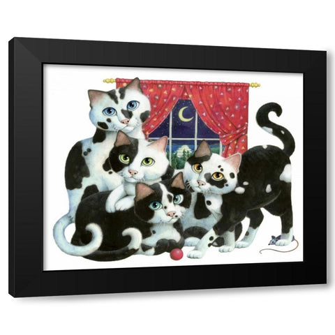 Cookies and Cream Black Modern Wood Framed Art Print with Double Matting by Seeley, Laura