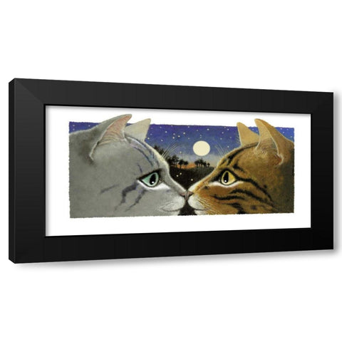 Council of Kings Black Modern Wood Framed Art Print with Double Matting by Seeley, Laura