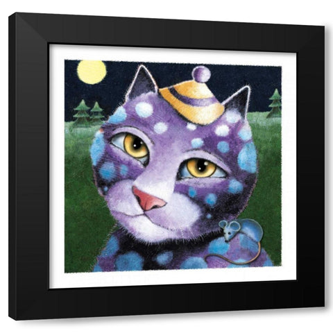 Count on Me Black Modern Wood Framed Art Print with Double Matting by Seeley, Laura