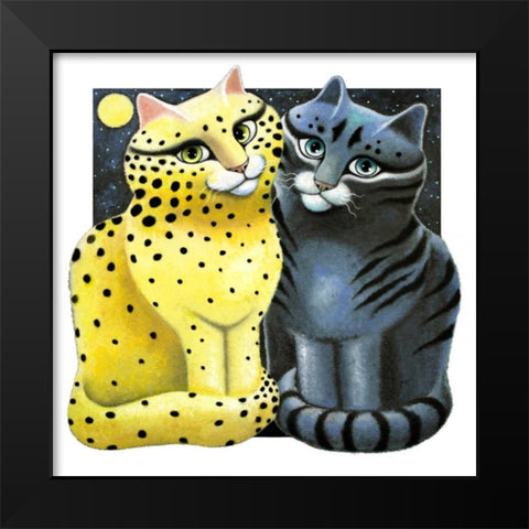 From Dawn to Dusk Black Modern Wood Framed Art Print by Seeley, Laura