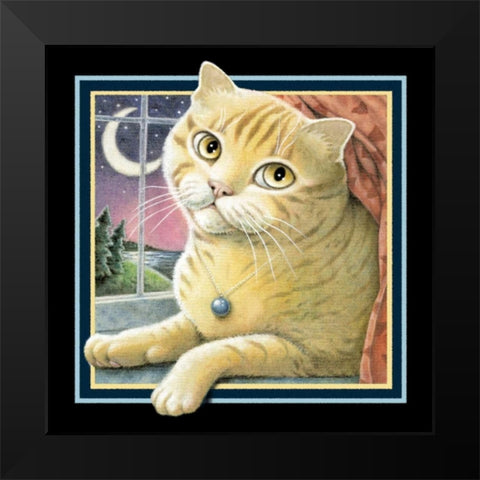 Good as Gold (Black) Black Modern Wood Framed Art Print by Seeley, Laura