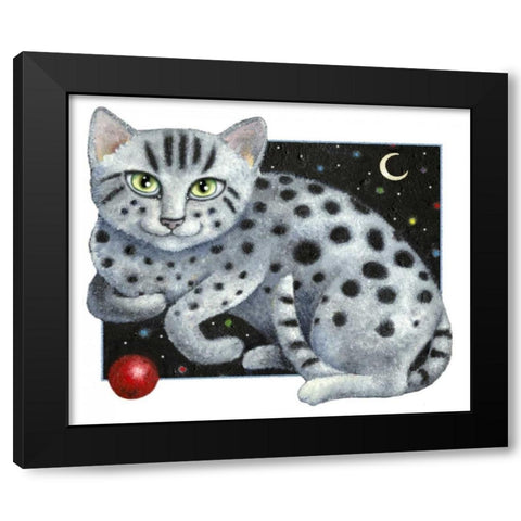 Heavenly Bodies Black Modern Wood Framed Art Print with Double Matting by Seeley, Laura