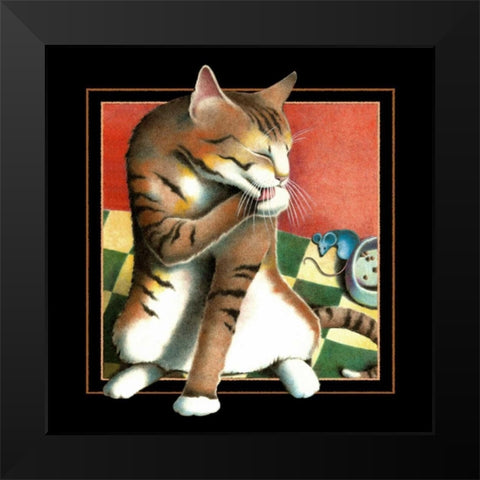 Kahlua and Cream (Black) Black Modern Wood Framed Art Print by Seeley, Laura