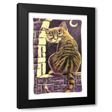 Keeper of the Castle Black Modern Wood Framed Art Print with Double Matting by Seeley, Laura
