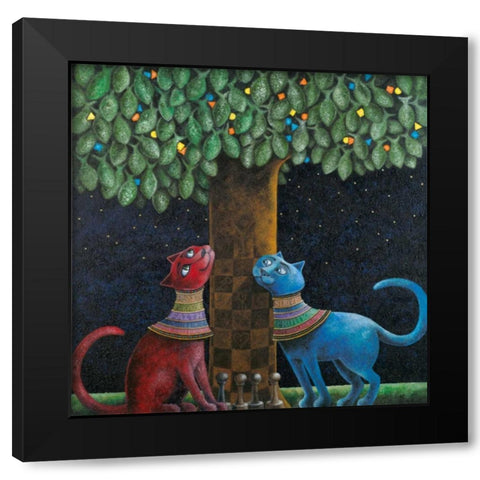 Labors Fruits Black Modern Wood Framed Art Print with Double Matting by Seeley, Laura
