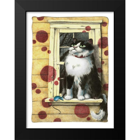 Possibilities (with Mouse) Black Modern Wood Framed Art Print by Seeley, Laura