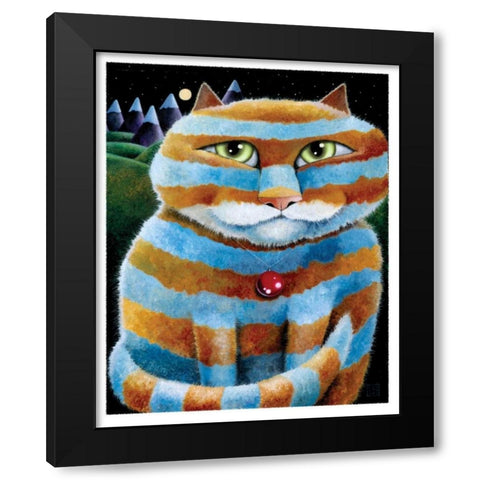 Prince Charming Black Modern Wood Framed Art Print with Double Matting by Seeley, Laura