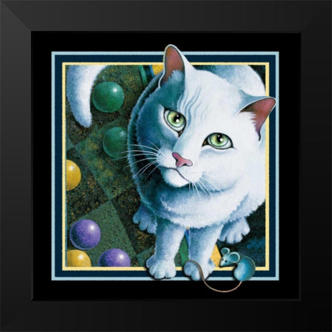 Royal Highness (Black) Black Modern Wood Framed Art Print by Seeley, Laura