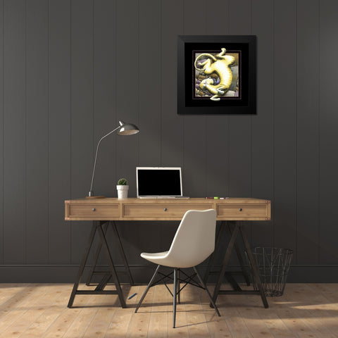 Sunbather Black Modern Wood Framed Art Print by Seeley, Laura