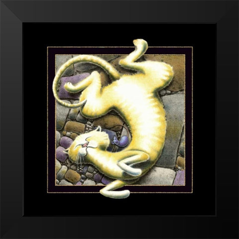 Sunbather Black Modern Wood Framed Art Print by Seeley, Laura