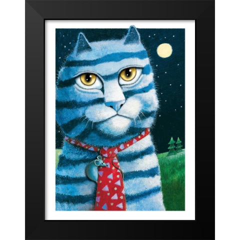 The Physician (with Mouse) Black Modern Wood Framed Art Print by Seeley, Laura