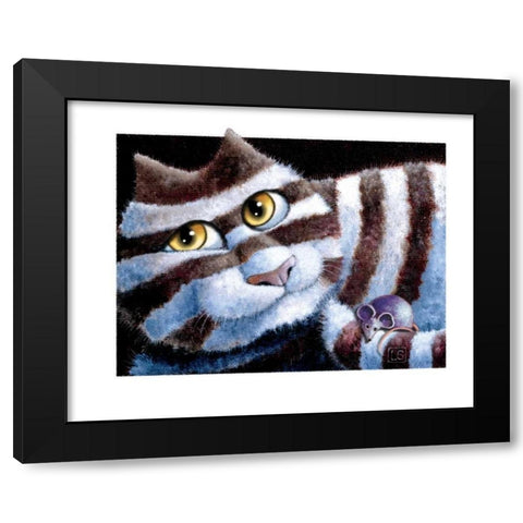 Waiting For You Black Modern Wood Framed Art Print by Seeley, Laura
