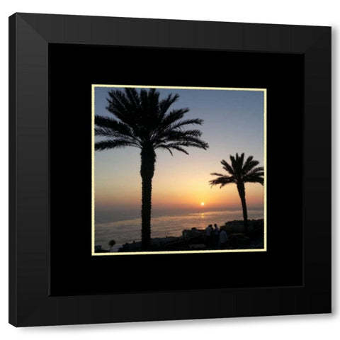 Beach II Black Modern Wood Framed Art Print with Double Matting by Seeley, Laura