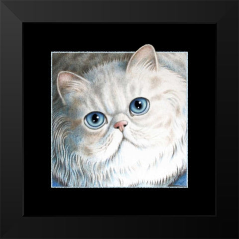 Sugar Coated Black Modern Wood Framed Art Print by Seeley, Laura