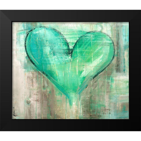 Full Frontal Black Modern Wood Framed Art Print by Lerner, Kami