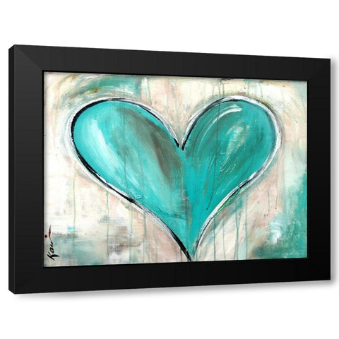 Tell Me When Black Modern Wood Framed Art Print with Double Matting by Lerner, Kami