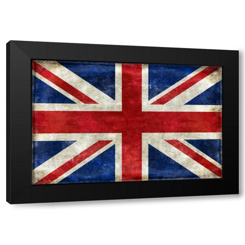 United Kingdom Black Modern Wood Framed Art Print by Wilson, Luke