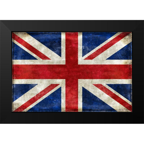 United Kingdom Black Modern Wood Framed Art Print by Wilson, Luke