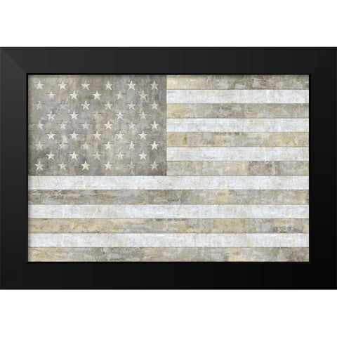 Pledge Black Modern Wood Framed Art Print by Wilson, Luke