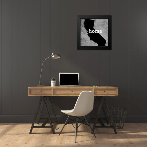 CaliforniaÂ  Black Modern Wood Framed Art Print by Wilson, Luke