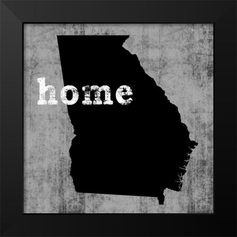 GeorgiaÂ  Black Modern Wood Framed Art Print by Wilson, Luke