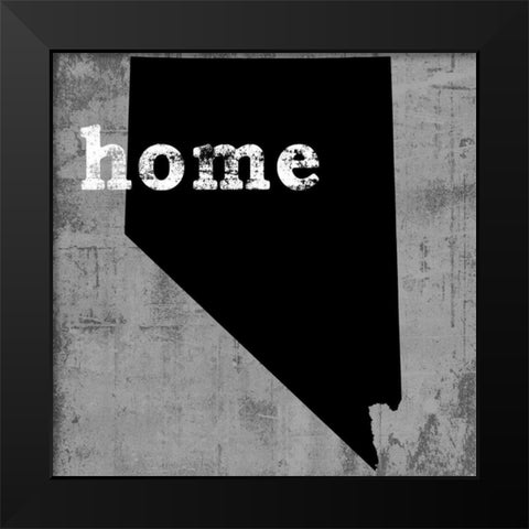 NevadaÂ  Black Modern Wood Framed Art Print by Wilson, Luke