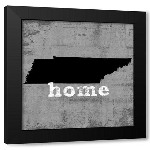 TennesseeÂ  Black Modern Wood Framed Art Print by Wilson, Luke