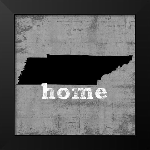 TennesseeÂ  Black Modern Wood Framed Art Print by Wilson, Luke