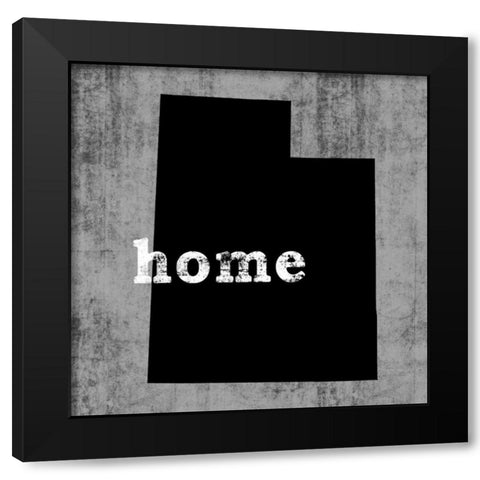 UtahÂ  Black Modern Wood Framed Art Print by Wilson, Luke