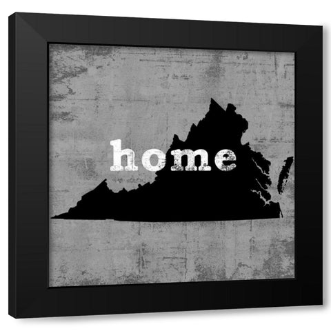VirginiaÂ  Black Modern Wood Framed Art Print with Double Matting by Wilson, Luke