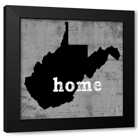 West VirginiaÂ  Black Modern Wood Framed Art Print with Double Matting by Wilson, Luke