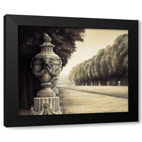 Versailles I Black Modern Wood Framed Art Print by Arellano, Migdalia