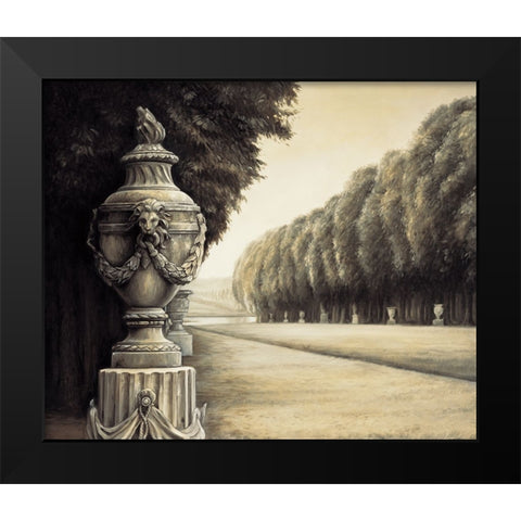 Versailles I Black Modern Wood Framed Art Print by Arellano, Migdalia