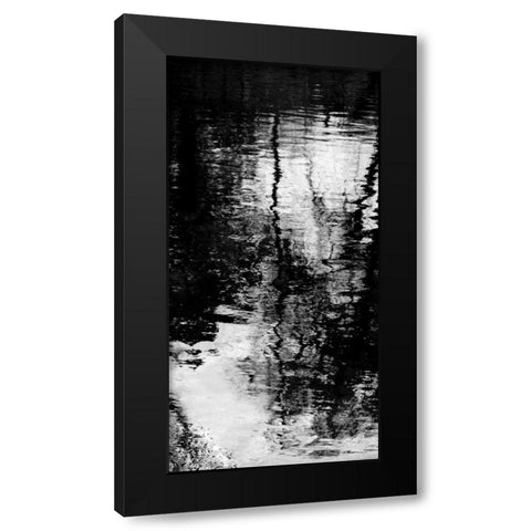 Reflecting Triptych II Black Modern Wood Framed Art Print with Double Matting by Barrett, Michael