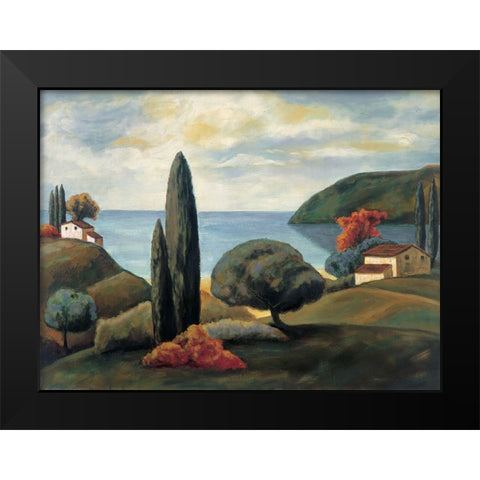 Bay View II Black Modern Wood Framed Art Print by Cooper, Michael
