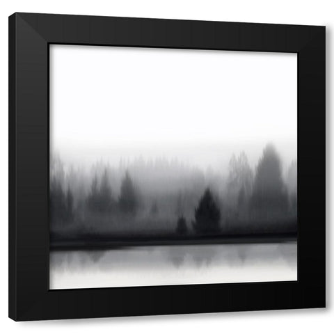 At Dawn BW I Black Modern Wood Framed Art Print with Double Matting by Clark, Madeline