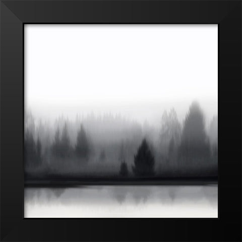 At Dawn BW I Black Modern Wood Framed Art Print by Clark, Madeline