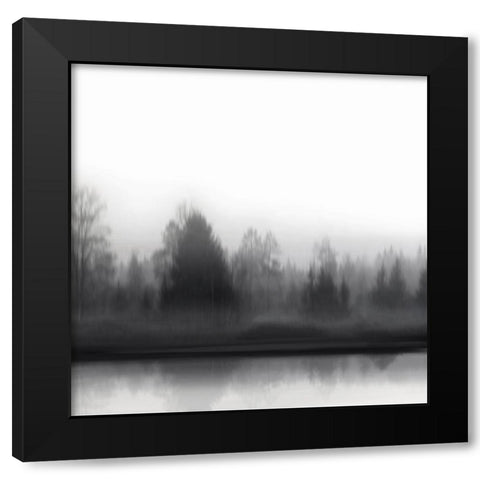 At Dawn BW II Black Modern Wood Framed Art Print with Double Matting by Clark, Madeline