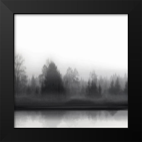 At Dawn BW II Black Modern Wood Framed Art Print by Clark, Madeline