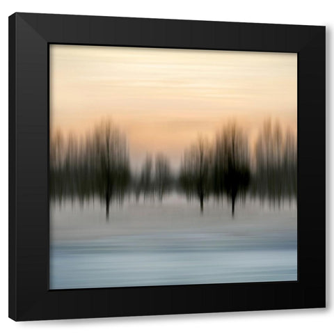 Early Morning V Black Modern Wood Framed Art Print with Double Matting by Clark, Madeline