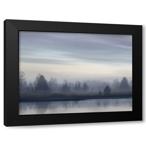 First Light II Black Modern Wood Framed Art Print by Clark, Madeline