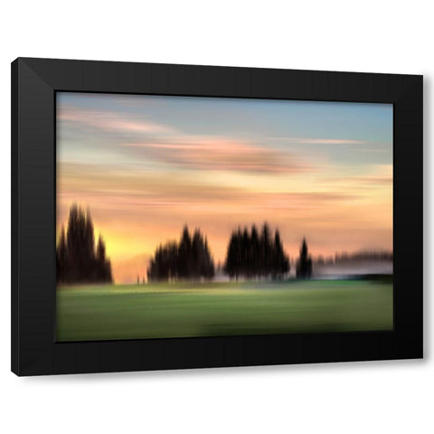 New Day Light Black Modern Wood Framed Art Print by Clark, Madeline