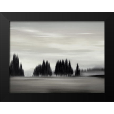 New Day Neutral Black Modern Wood Framed Art Print by Clark, Madeline