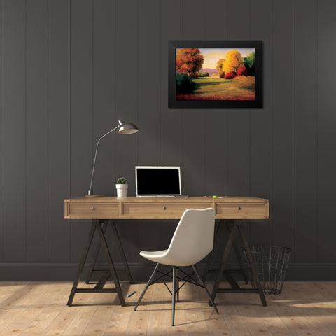 The Morning Light I Black Modern Wood Framed Art Print by Bolton, Melissa