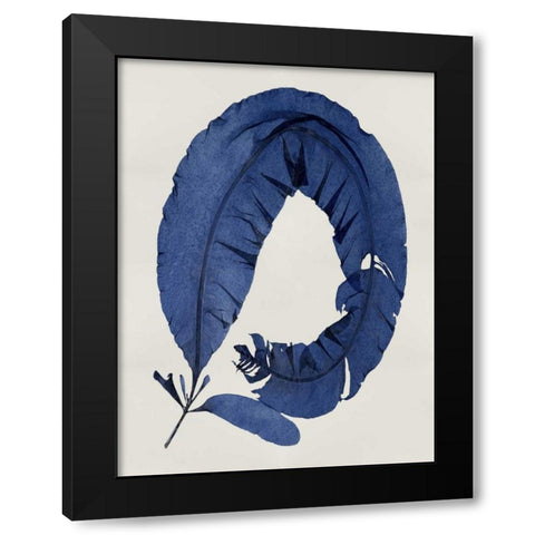 Sea Life - Indigo I Black Modern Wood Framed Art Print by Miller, Melonie